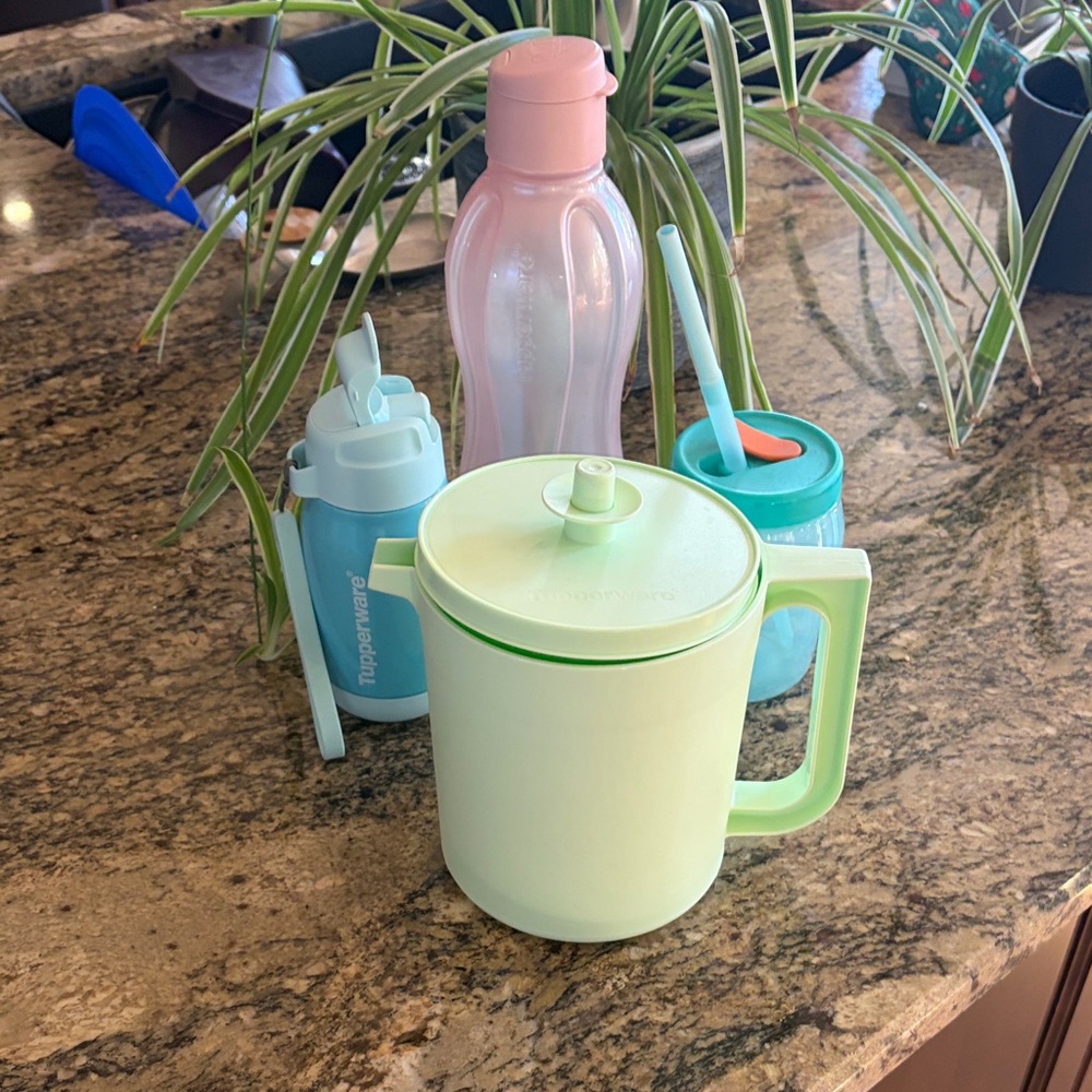 Tupperware Pastel Drinkware Collection